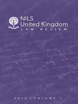 cover image of NILS United Kingdom Law Review